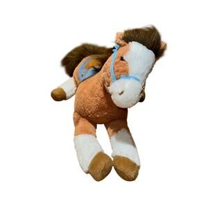 Big Horse With Saddle Plush Animal 22” long